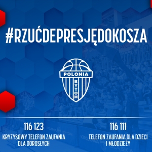 #RzućDepresjęDoKosza - Polonia Bytom rozpoczyna kampanię dotyczącą walki z depresją!