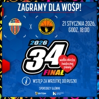 Derby z KKS Tarnowskie Góry zagramy pod znakiem WOŚP 34